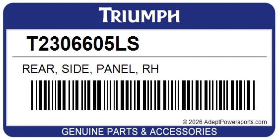 Triumph T2306605LS Rear, Side, Panel, Rh