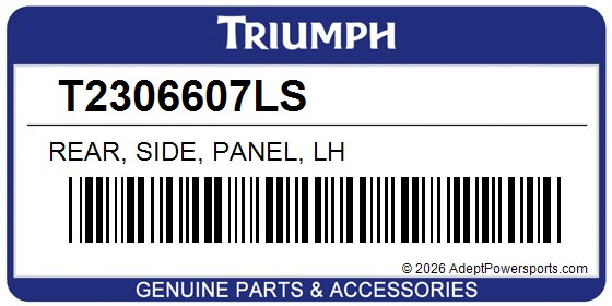 Triumph T2306607LS Rear, Side, Panel, Lh