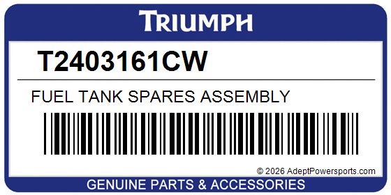 Triumph T2403161CW Fuel Tank Spares Assembly