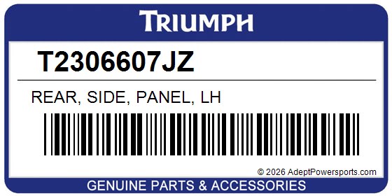 Triumph T2306607JZ Rear, Side, Panel, Lh