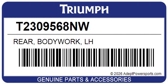 Triumph T2309568NW Rear, Bodywork, Lh