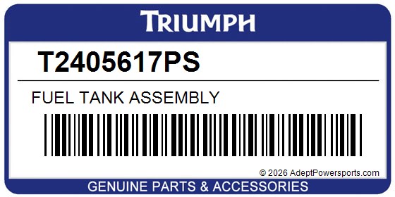 Triumph T2405617PS Fuel Tank Assembly