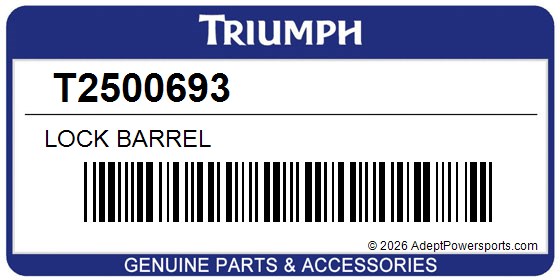 Triumph T2500693 Lock Barrel