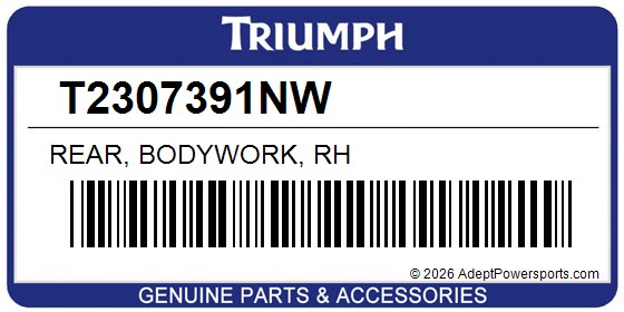 Triumph T2307391NW Rear, Bodywork, Rh
