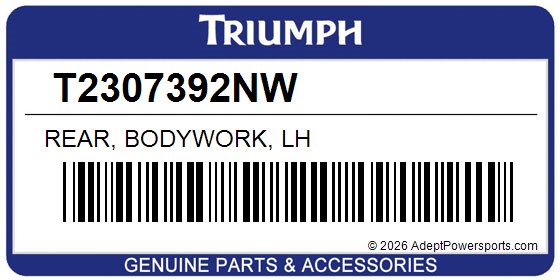 Triumph T2307392NW Rear, Bodywork, Lh