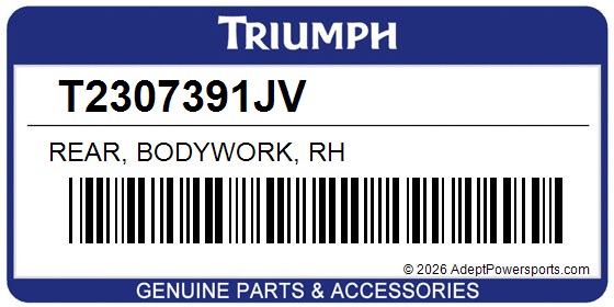 Triumph T2307391JV Rear, Bodywork, Rh