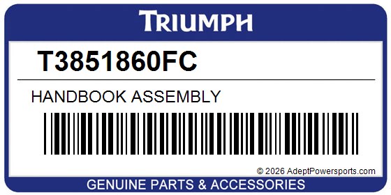 Triumph T3851860FC Handbook Assembly