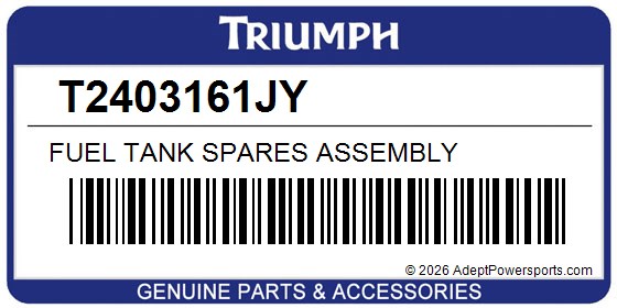 Triumph T2403161JY Fuel Tank Spares Assembly