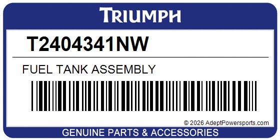 Triumph T2404341NW Fuel Tank Assembly