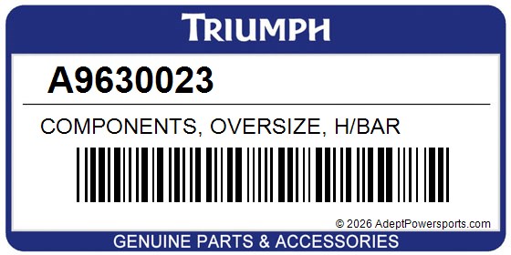 Triumph A9630023 Components, Oversize, H/Bar