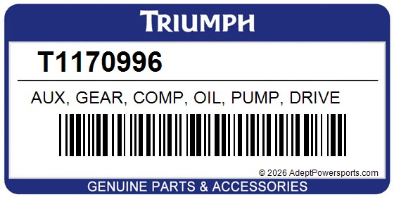 Triumph T1170996 Aux, Gear, Comp, Oil, Pump, Drive