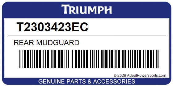 Triumph T2303423EC Rear Mudguard