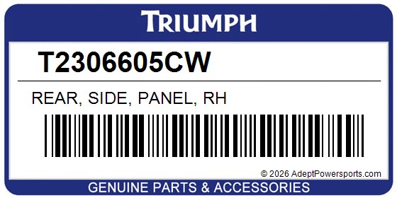 Triumph T2306605CW Rear, Side, Panel, Rh
