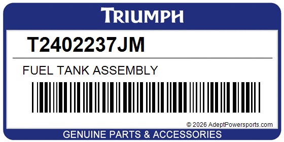 Triumph T2402237JM Fuel Tank Assembly