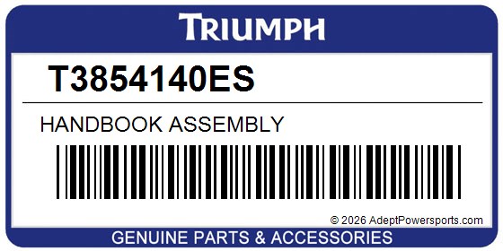 Triumph T3854140ES Handbook Assembly