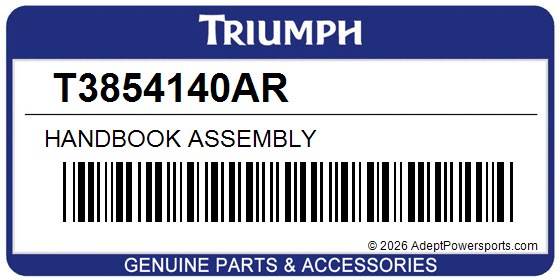 Triumph T3854140AR Handbook Assembly