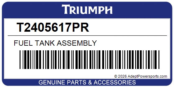 Triumph T2405617PR Fuel Tank Assembly