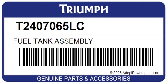 Triumph T2407065LC Fuel Tank Assembly