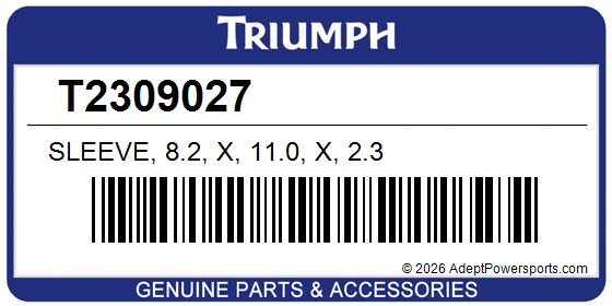 Triumph T2309027 Sleeve, 8.2, X, 11.0, X, 2.3
