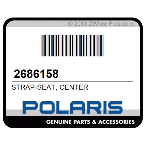 Polaris 2686158 Strap-Seat, Center
