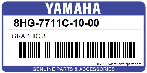 Yamaha 8HG-7711C-10-00 Graphic 3