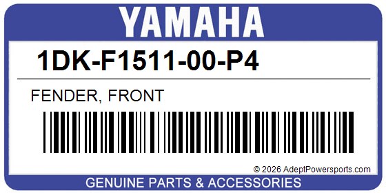 Yamaha 1DK-F1511-00-P4 Fender, Front