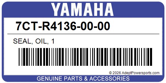 Yamaha 7CT-R4136-00-00 Seal, Oil, 1