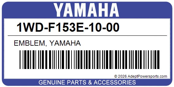 Yamaha 1WD-F153E-10-00 Emblem, Yamaha