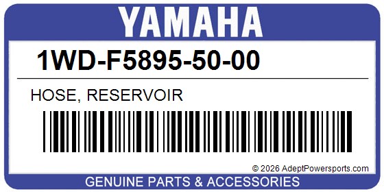 Yamaha 1WD-F5895-50-00 Hose, Reservoir