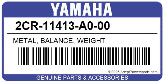 Yamaha 2CR-11413-A0-00 Metal, Balance, Weight