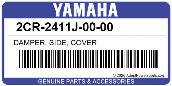Yamaha 2CR-2411J-00-00 Damper, Side, Cover