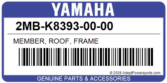 Yamaha 2MB-K8393-00-00 Member, Roof, Frame