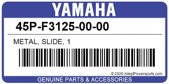 Yamaha 45P-F3125-00-00 Metal, Slide, 1