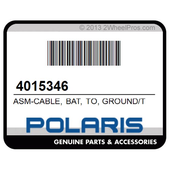 Polaris 4015346 Asm-Cable, Bat, To, Ground/Term