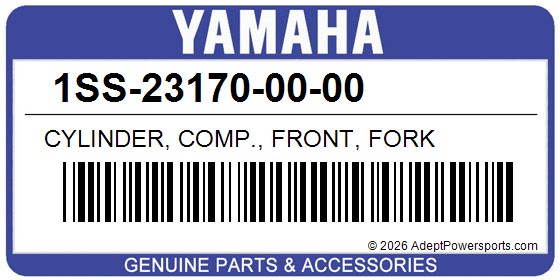 Yamaha 1SS-23170-00-00 Cylinder, Comp., Front, Fork