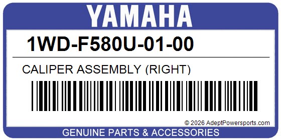 Yamaha 1WD-F580U-01-00 Caliper Assembly (Right)