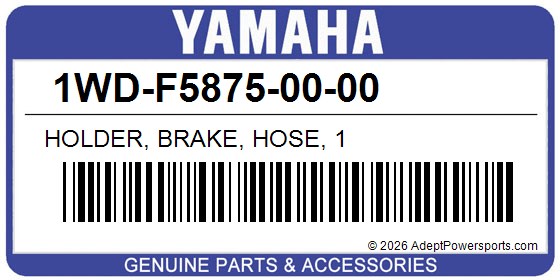 Yamaha 1WD-F5875-00-00 Holder, Brake, Hose, 1