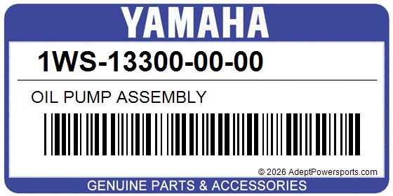 Yamaha 1WS-13300-00-00 Oil Pump Assembly