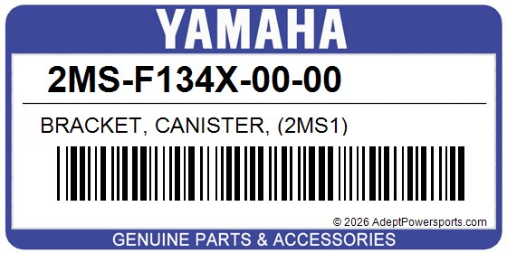 Yamaha 2MS-F134X-00-00 Bracket, Canister, (2Ms1)