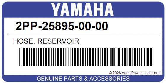 Yamaha 2PP-25895-00-00 Hose, Reservoir