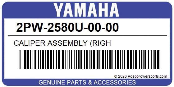 Yamaha 2PW-2580U-00-00 Caliper Assembly (Righ