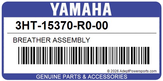 Yamaha 3HT-15370-R0-00 Breather Assembly