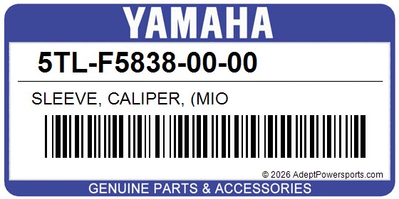 Yamaha 5TL-F5838-00-00 Sleeve, Caliper, (Mio