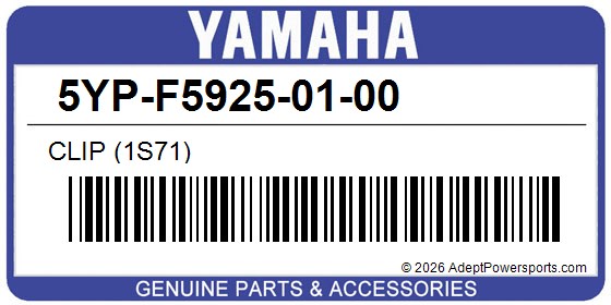 Yamaha 5YP-F5925-01-00 Clip (1S71)