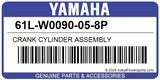 Yamaha 61L-W0090-05-8P Crank Cylinder Assembly