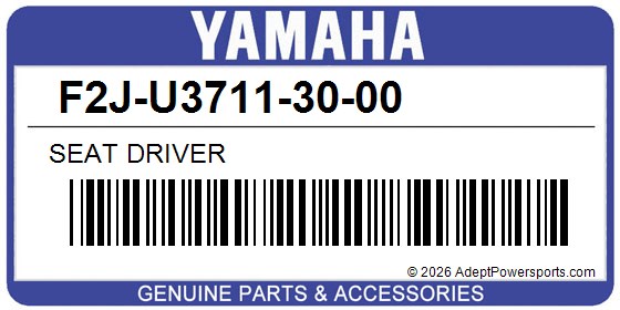 Yamaha F2J-U3711-30-00 Seat Driver