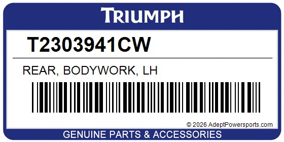 Triumph T2303941CW Rear, Bodywork, Lh