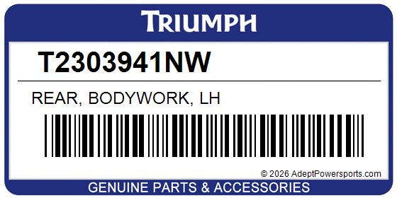 Triumph T2303941NW Rear, Bodywork, Lh