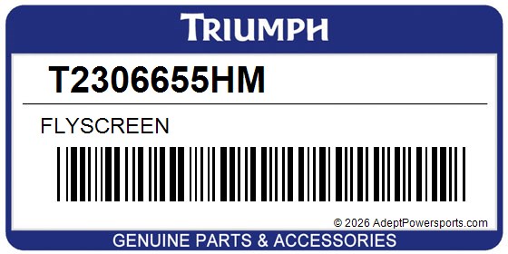 Triumph T2306655HM Flyscreen