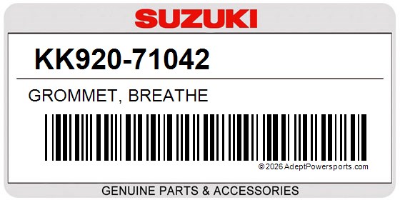 Suzuki KK920-71042 Grommet, Breathe